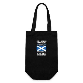 Scots Scottish Scotland - Gift Bag for Bottles - black - Front