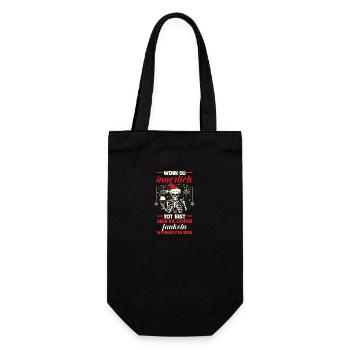 Noël du Père Noël - Sac à bouteille - noir - Devant