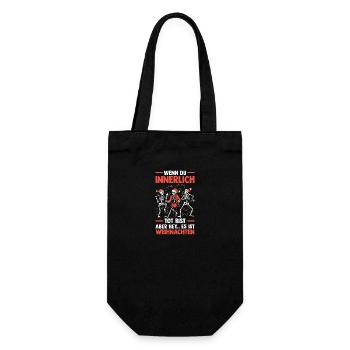 Noël du Père Noël - Sac à bouteille - noir - Devant