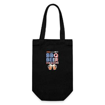 BBQ - Geschenkbeutel für Flaschen - Schwarz - Vorne