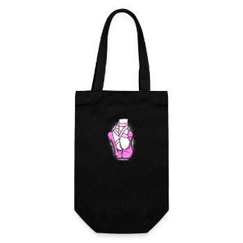 Ballet Ballet Dancer - Gift Bag for Bottles - black - Front