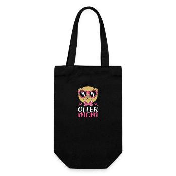Otter - Gift Bag for Bottles - black - Front