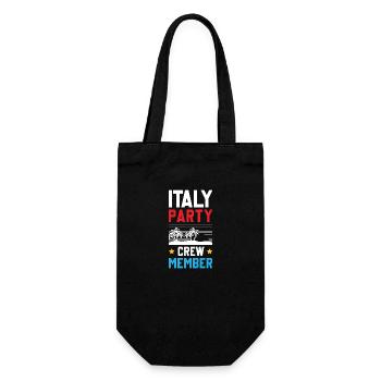 Équipe de fête en Italie - Sac à bouteille - noir - Devant