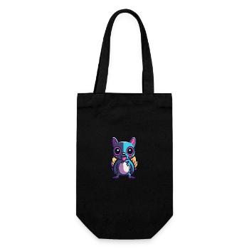 Écureuil Halloween Animal - Sac à bouteille - noir - Devant
