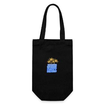 Geschenk für Ecuador - Geschenkbeutel für Flaschen - Schwarz - Vorne