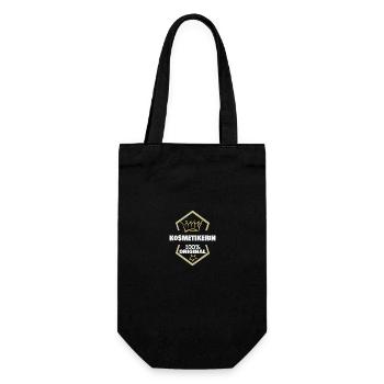 Beautician as work - Gift Bag for Bottles - black - Front