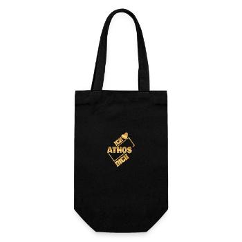 Couple Athos - Gift Bag for Bottles - black - Front