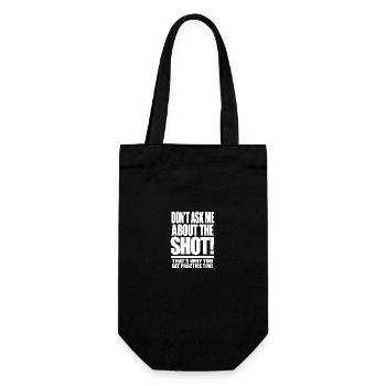 Bowling Don't Ask Me About The Shot - Gift Bag for Bottles - black - Front
