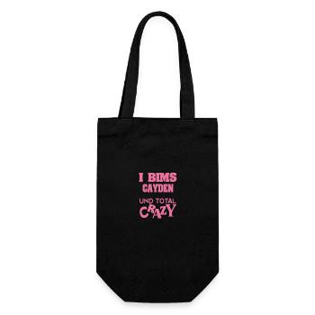 Cayden as a given name - Gift Bag for Bottles - black - Front