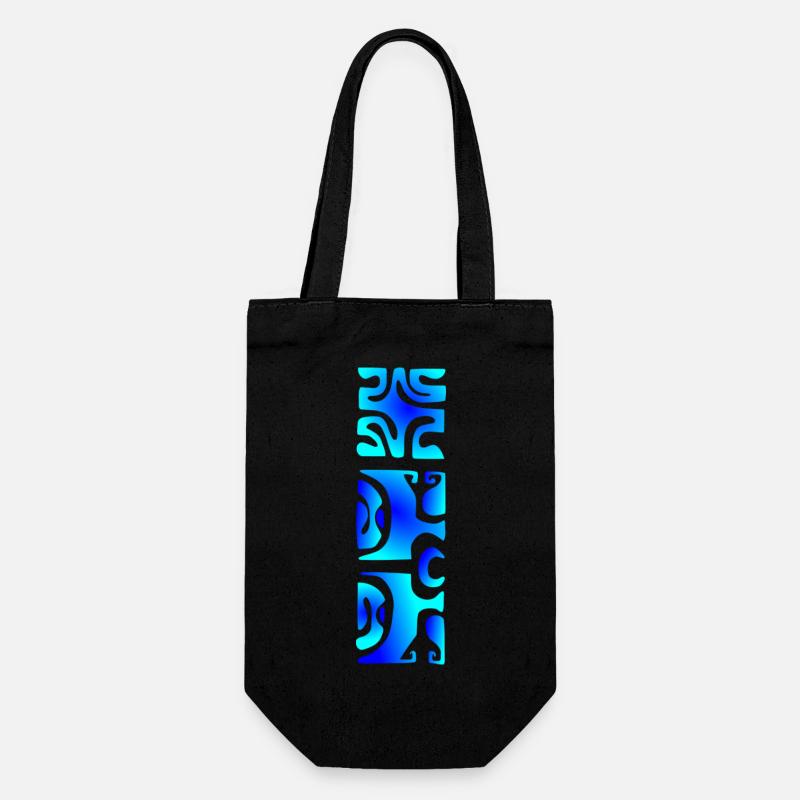 MANA - BLUE LAGOON - Geschenkbeutel für Flaschen - Schwarz