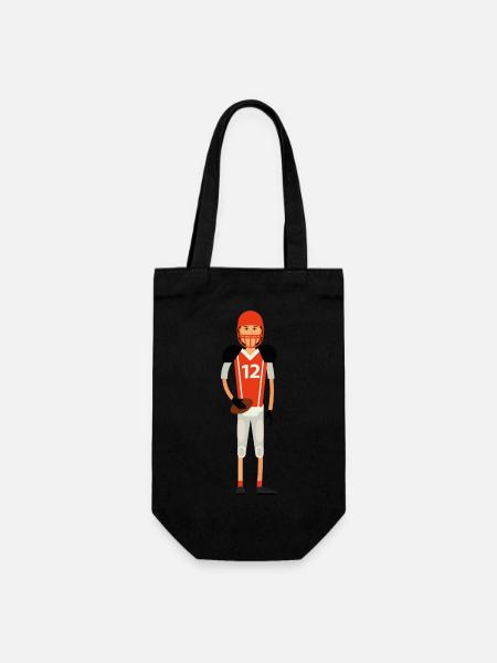 Ballsport - Geschenkbeutel für Flaschen - Schwarz