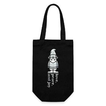 Pull de Noël - Noël - Nain - Gnome - Sac à bouteille - noir - Devant