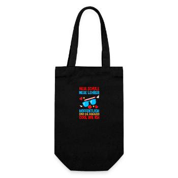 Daycare Leavers Back to School School Child Enrollment - Gift Bag for Bottles - black - Front
