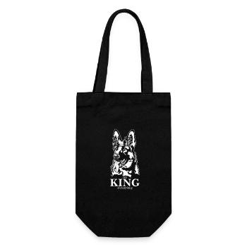 Berger Allemand Roi de tout Chiens - Sac à bouteille - noir - Devant