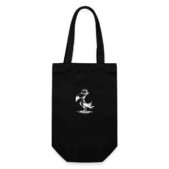 Je ne suis pas fou, juste un oiseau à plumes créatif - Sac à bouteille - noir - Devant