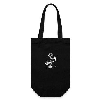 Un bec d’oiseau étrange rencontre de grands yeux - Sac à bouteille - noir - Devant