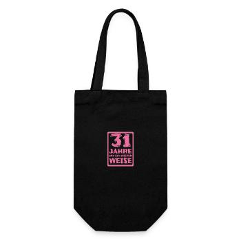 Age 31 - Gift Bag for Bottles - black - Front