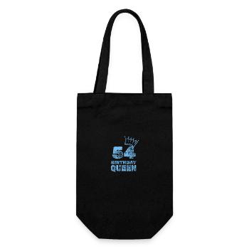 Age 54 - Gift Bag for Bottles - black - Front
