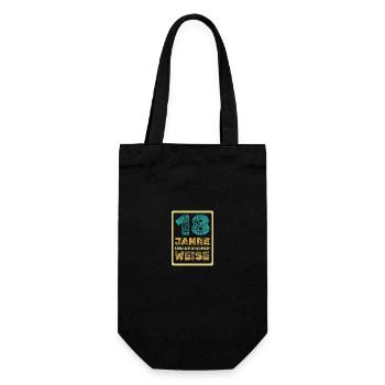 Proverb 18 - Gift Bag for Bottles - black - Front