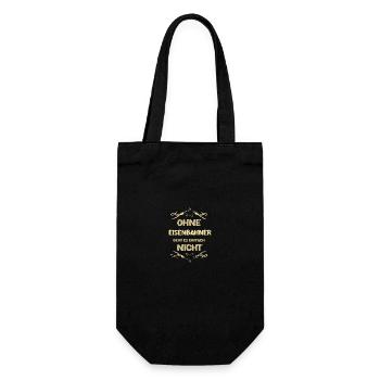 Railroad Workers - Gift Bag for Bottles - black - Front