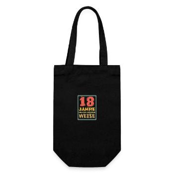18 - Gift Bag for Bottles - black - Front