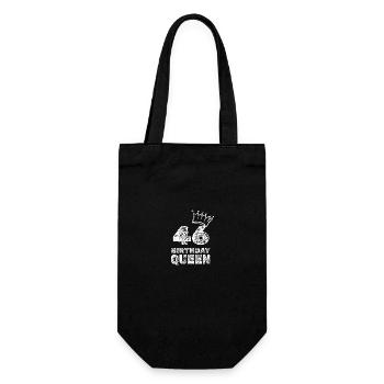 Birthday 46 - Gift Bag for Bottles - black - Front
