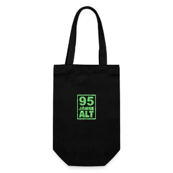 Jahr 95 - Geschenkbeutel für Flaschen - Schwarz - Vorne