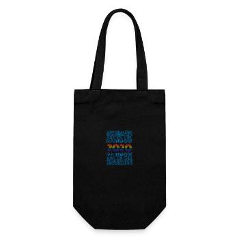 Rainbow 2020 - Gift Bag for Bottles - black - Front