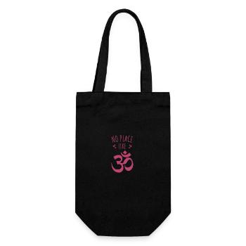 No Place Like Yoga - Gift Bag for Bottles - black - Front