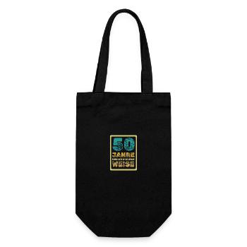 50 - Gift Bag for Bottles - black - Front