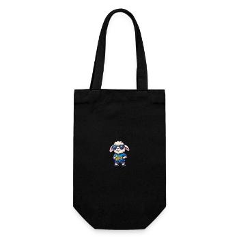 Mouton Bande Dessinée Cool Été - Sac à bouteille - noir - Devant