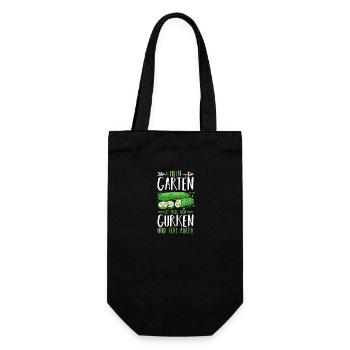 Jardinier Concombre Jardin fermier - Sac à bouteille - noir - Devant