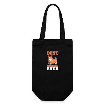 Corgi Mom Mom Mother's Day - Gift Bag for Bottles - black - Front