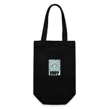 Number 1997 - Gift Bag for Bottles - black - Front