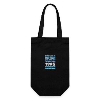 Father 1995 - Gift Bag for Bottles - black - Front