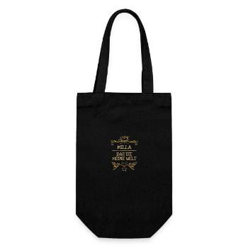 Milla comme prénom de fille - Sac à bouteille - noir - Devant