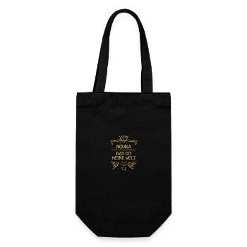 Noura comme prénom de fille - Sac à bouteille - noir - Devant