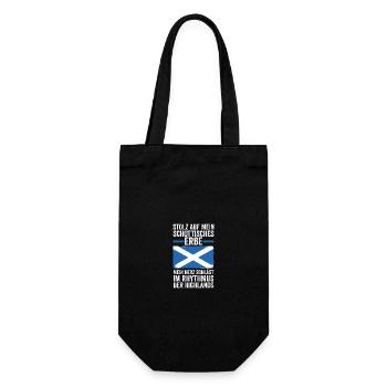 Scots Scottish Scotland - Gift Bag for Bottles - black - Front