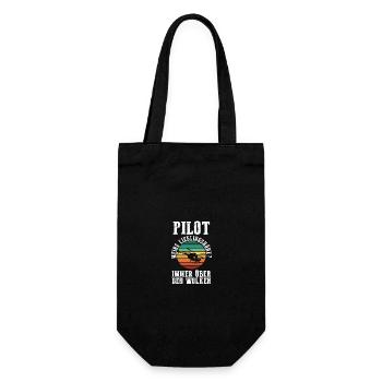 Pilote aux commandes Hélicoptère Aviateur Hélicoptère - Sac à bouteille - noir - Devant