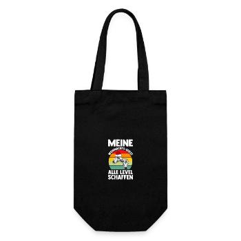 Santa Claus Gaming Christmas Party Christmas - Gift Bag for Bottles - black - Front