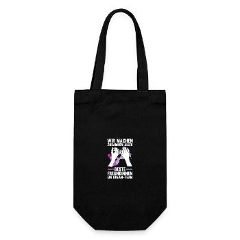 Best friend - Gift Bag for Bottles - black - Front