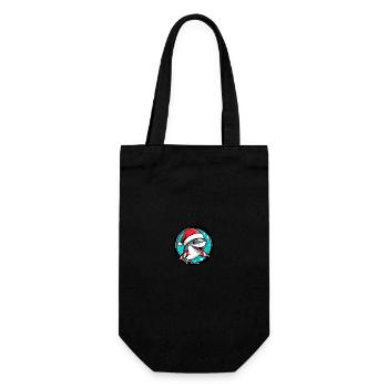 Requin Noël Noël - Sac à bouteille - noir - Devant