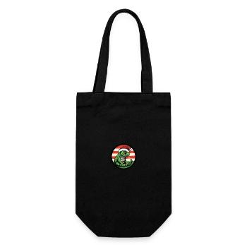 Chameleon Weihnachten Christmas - Gift Bag for Bottles - black - Front