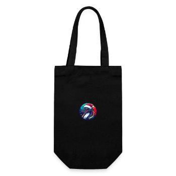 Dragon Christmas Christmas - Gift Bag for Bottles - black - Front
