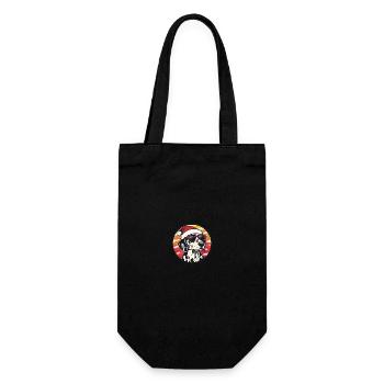 Chien Dalmatien Noël Cool - Sac à bouteille - noir - Devant