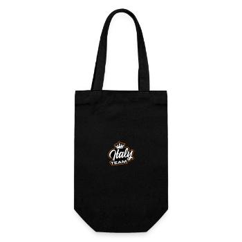 Italy Team - Gift Bag for Bottles - black - Front