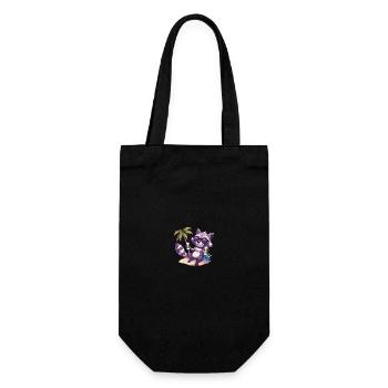 raccoon beer funny booze - Gift Bag for Bottles - black - Front