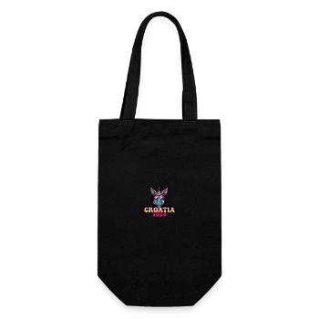 Croatie 2024 Âne de fête - Sac à bouteille - noir - Devant