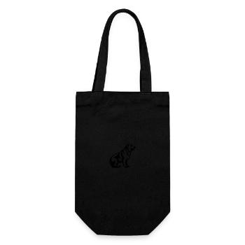 Kangal Hund Symbol - Geschenkbeutel für Flaschen - Schwarz - Vorne