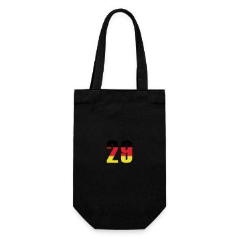 29 Zahl Deutschland Trikot - Geschenkbeutel für Flaschen - Schwarz - Vorne